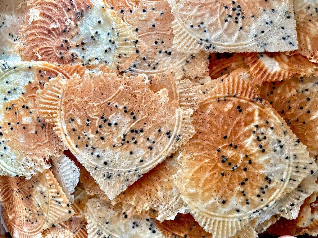 Bricelets aux grains de colza